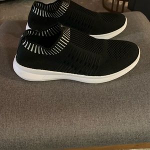 Danskin black mesh slip on tennis shoe. Size 10